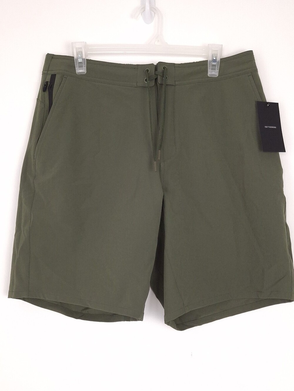 Ten Thousand 9" Foundation Short No Liner lightweight training gym olive green